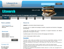 Tablet Screenshot of litsearch.in